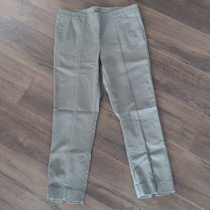 J. Jill Essential Slim Ankle Pants Sage Green size 12